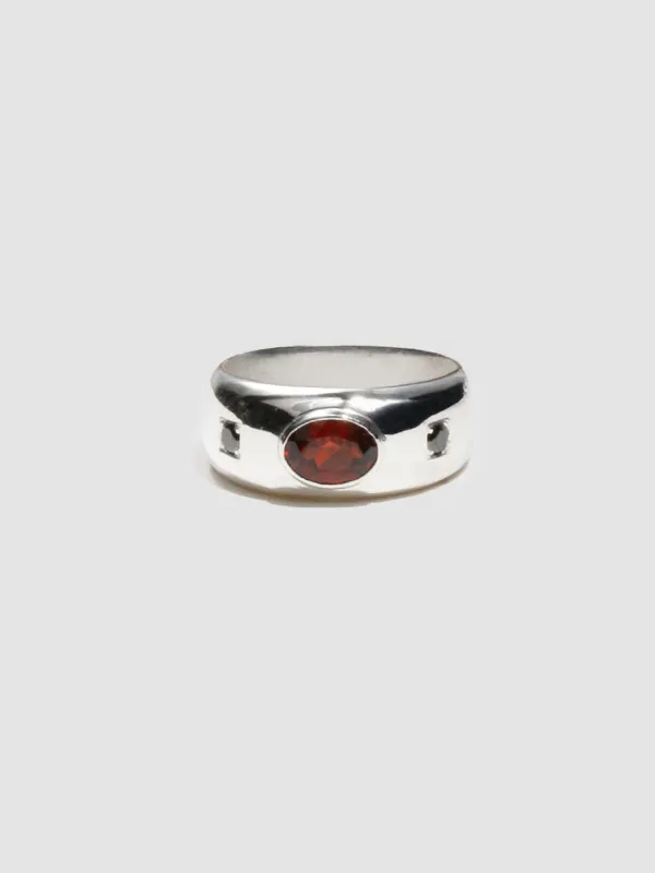 Gentry Diamond Oval Band made by Loren Stewart