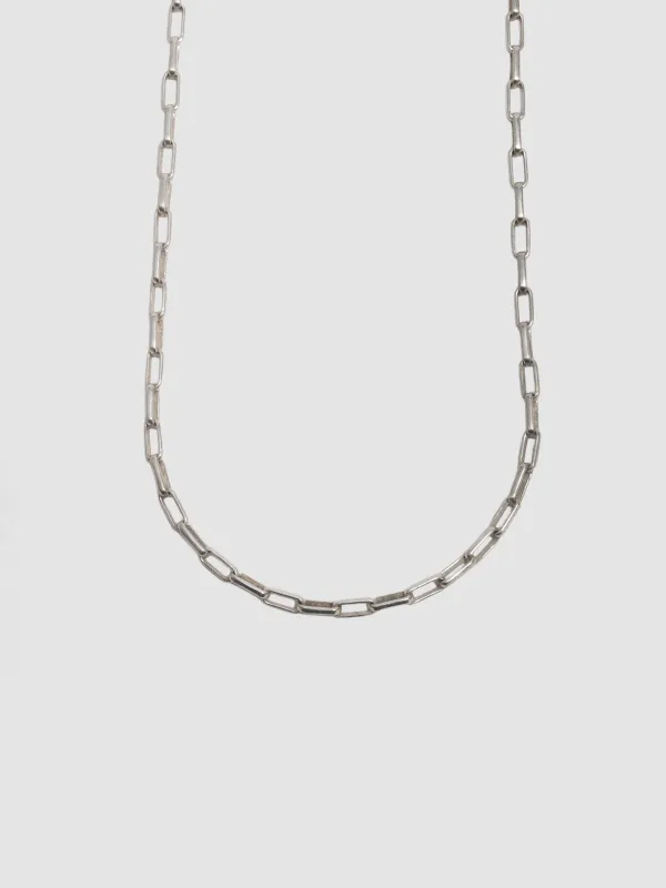 Petite Industrial Box Link Chain - Archival Collection made by Loren Stewart
