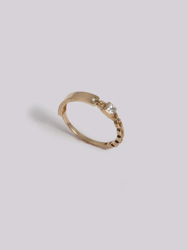 Monroe Diamond ID Ring - Archival Collection made by Loren Stewart