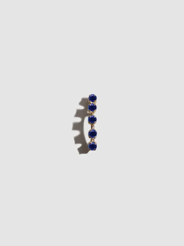 Sapphire Cinq Stud made by Loren Stewart