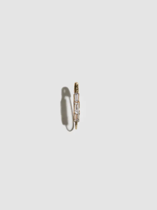 Mini Baguette Safety Pin made by Loren Stewart
