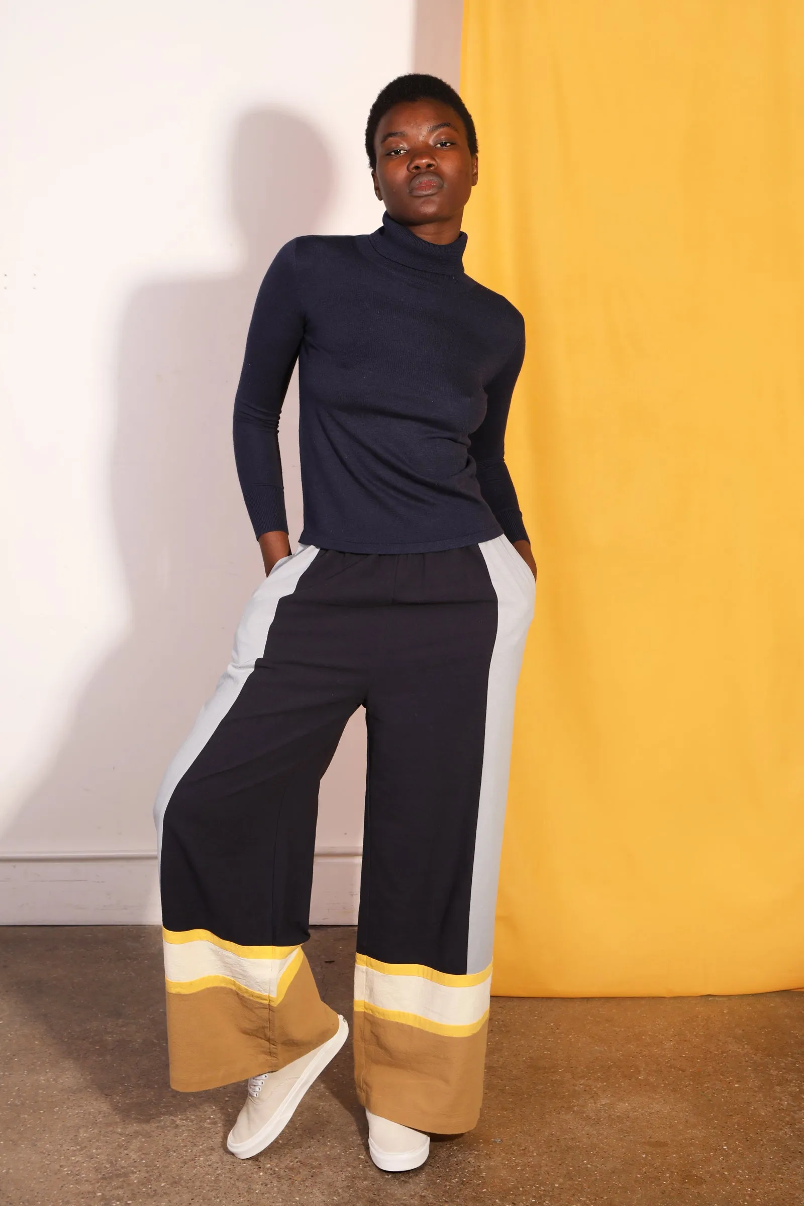 Joshua Knit Navy sold by LF Markey product image thumbnail 3