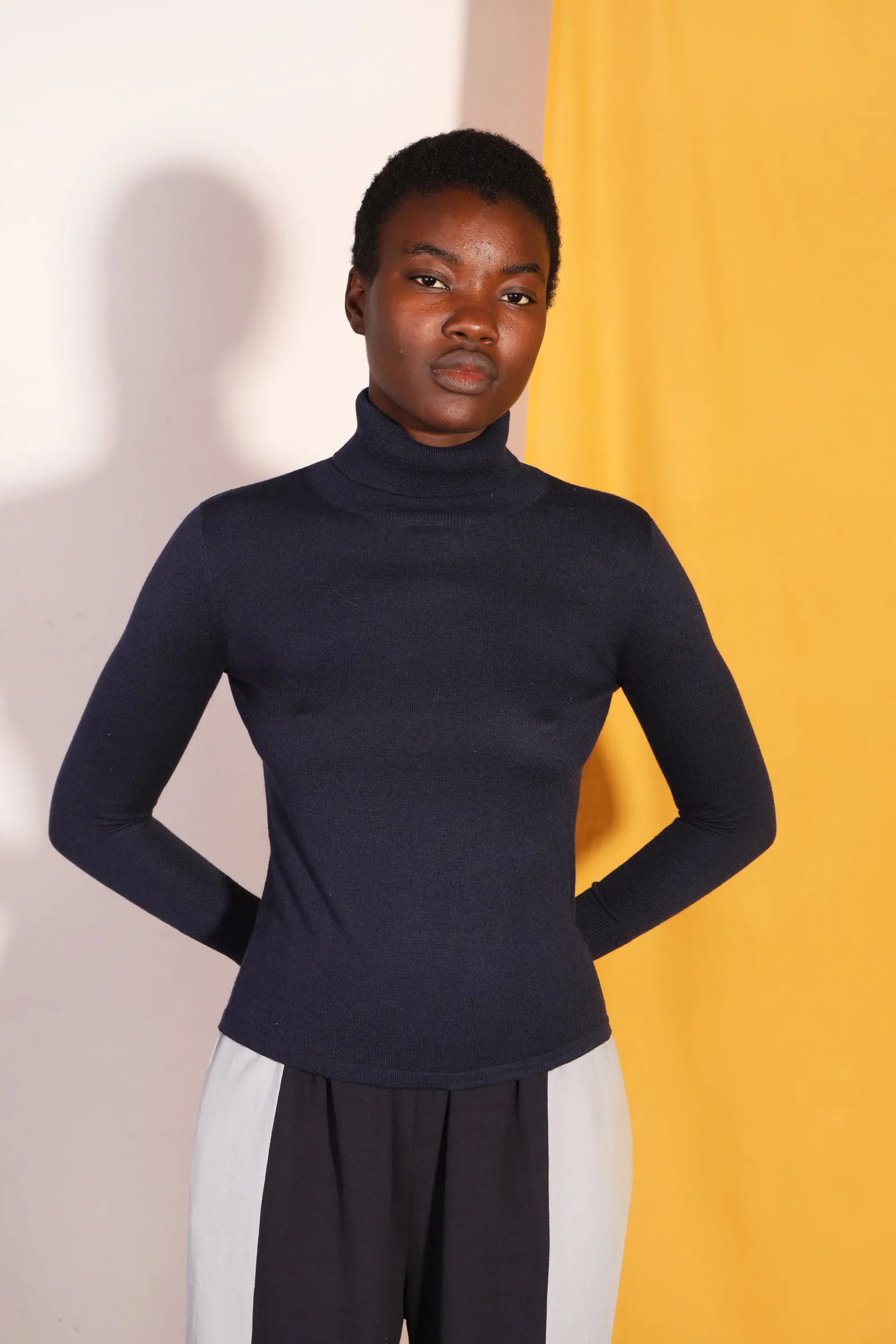 Joshua Knit Navy sold by LF Markey product image thumbnail 4