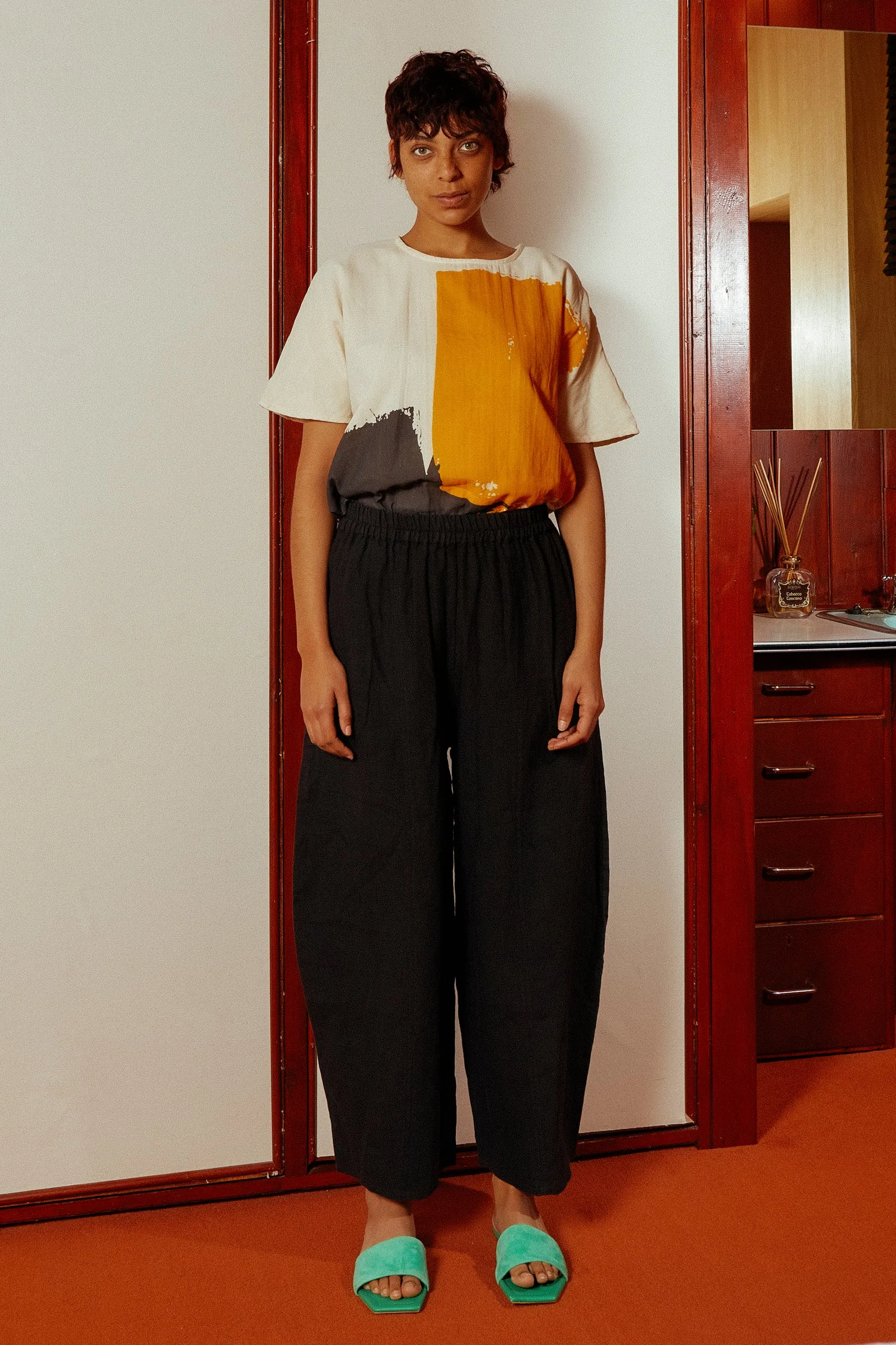 Basic Linen Trouser Black sold by LF Markey product image thumbnail 3