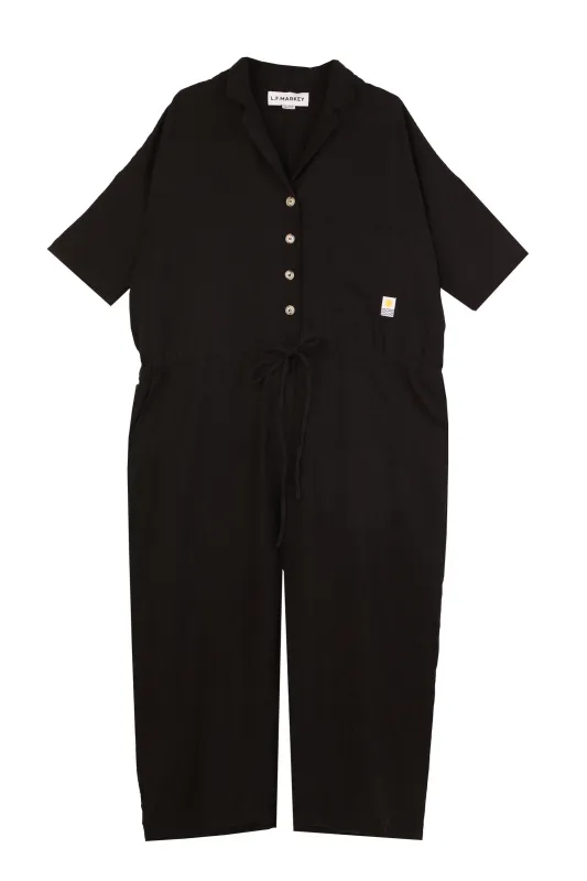 Maxim Jumpsuit Black sold by LF Markey