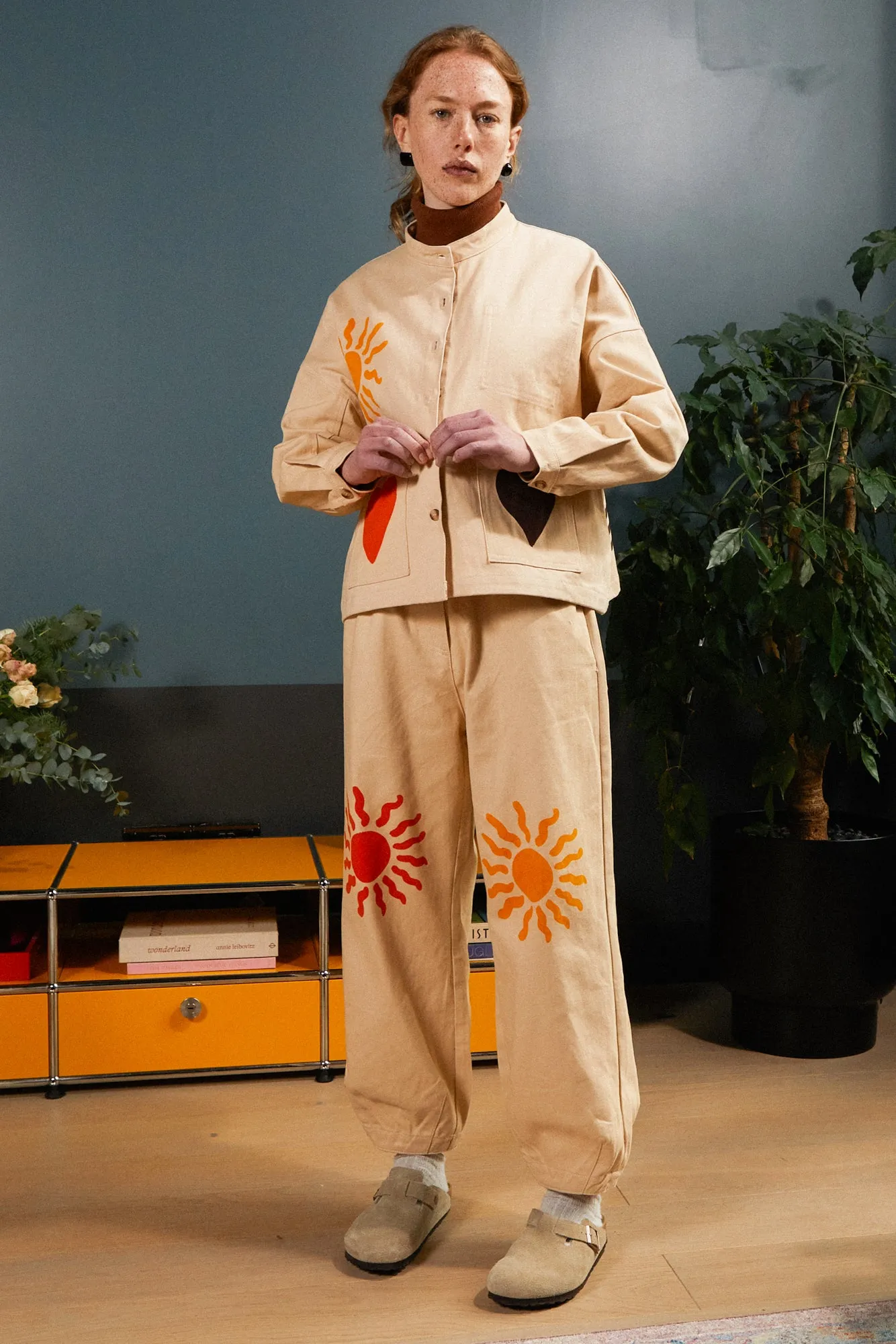 Wide Chore Coat Agora Print sold by LF Markey product image thumbnail 4