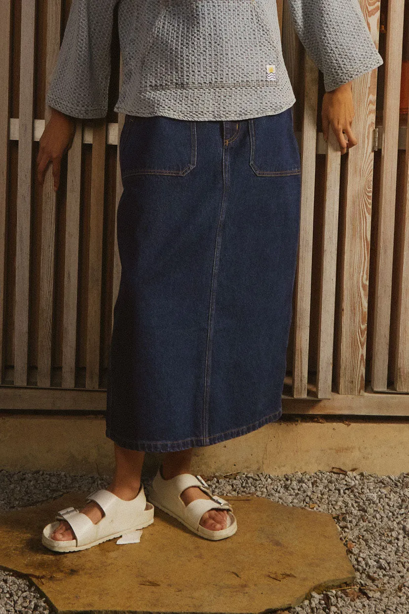 Daly Skirt Indigo sold by LF Markey product image thumbnail 2