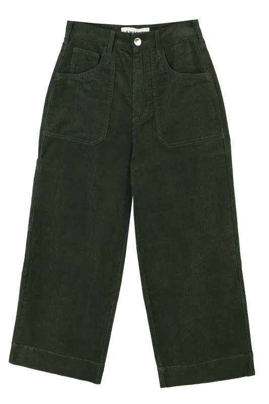 Carpenter Trouser Corduroy Forest Green sold by LF Markey