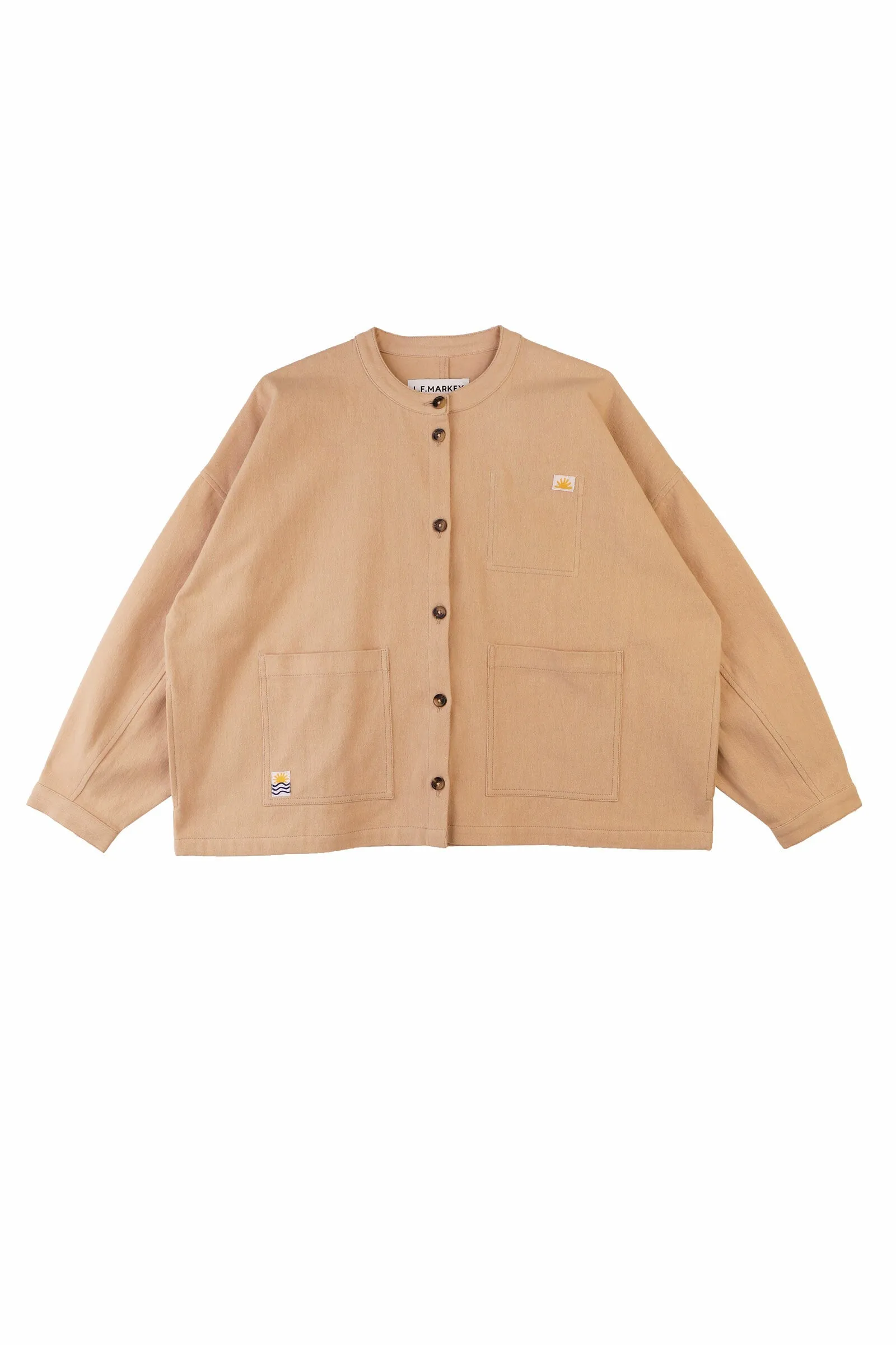 WIDE CHORE COAT BEIGE sold by LF Markey