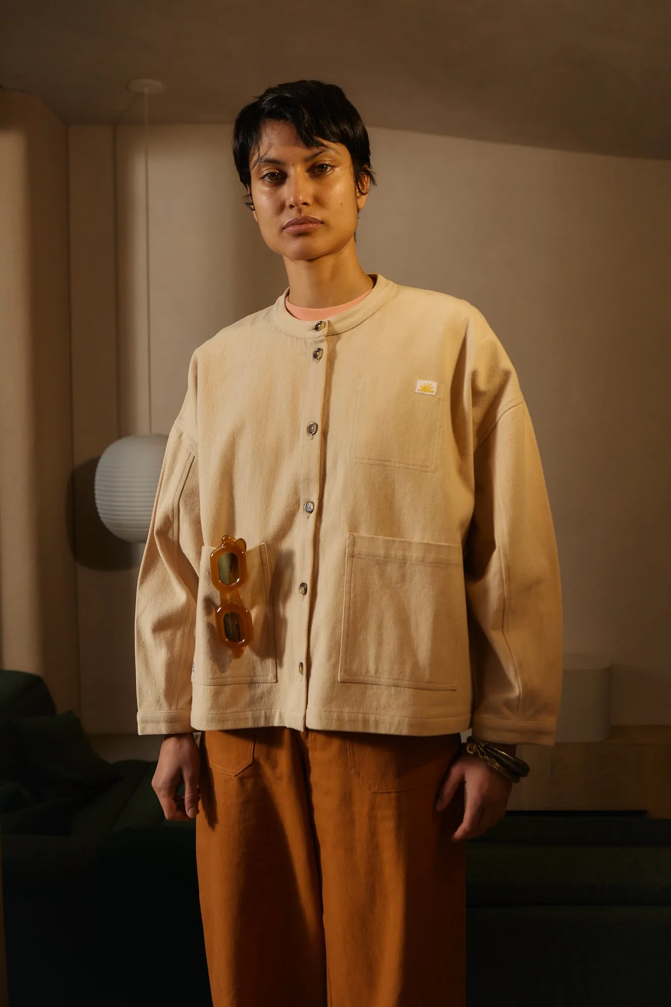 WIDE CHORE COAT BEIGE sold by LF Markey product image thumbnail 2