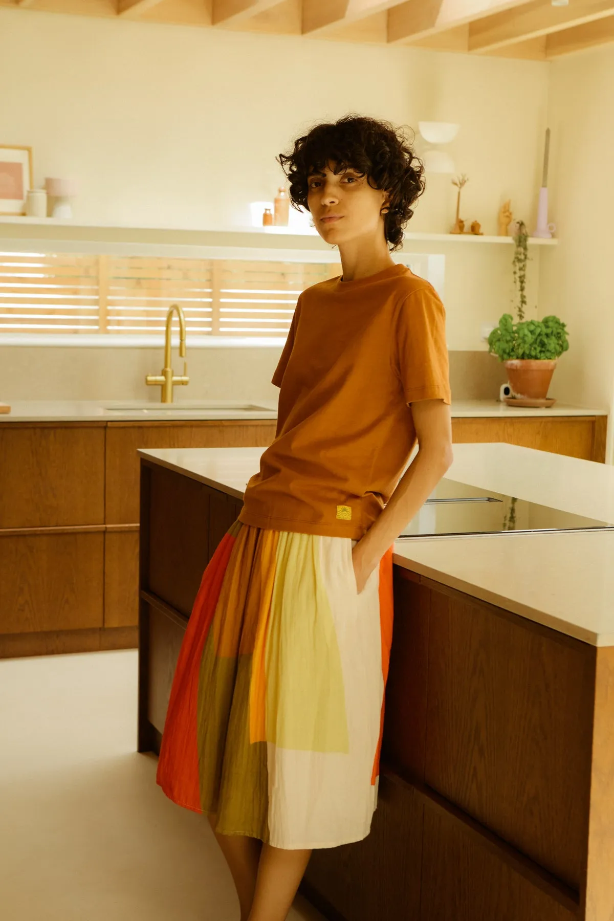 BASIC TEE TERRACOTTA sold by LF Markey product image thumbnail 3