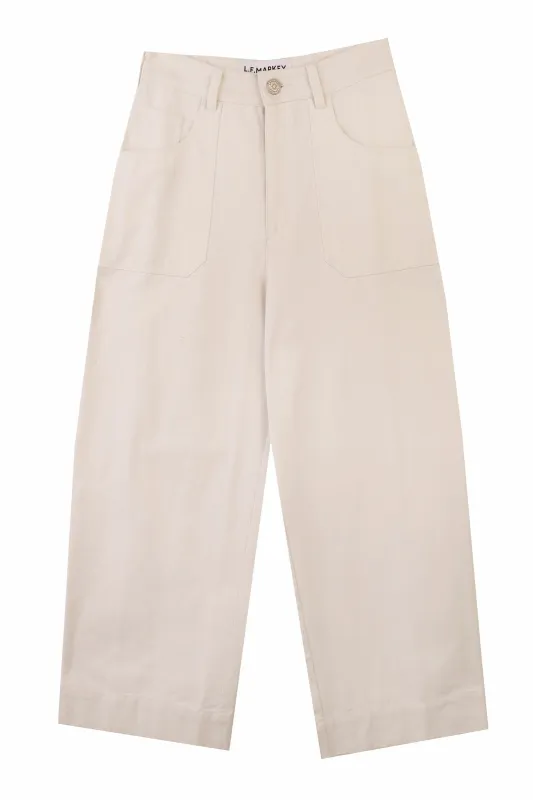 CARPENTER TROUSER ECRU made by LF Markey