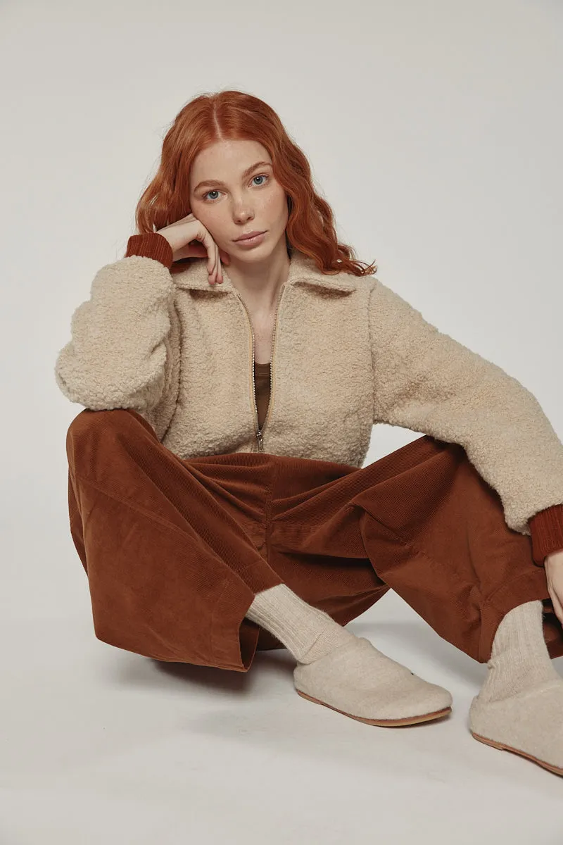Wool blend bomber jacket sold by amente product image thumbnail 3