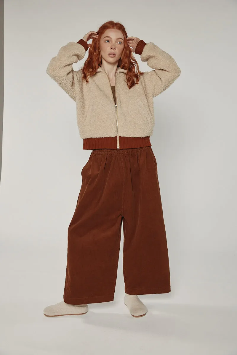 Wool blend bomber jacket sold by amente product image thumbnail 4