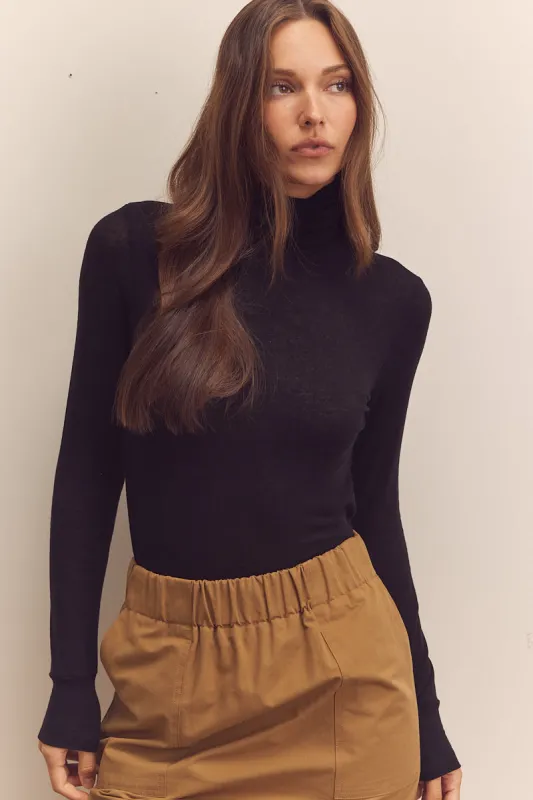 Wool blend turtle-neck made by amente
