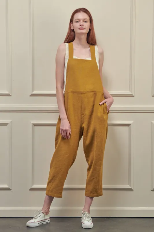 Linen overall pants sold by amente
