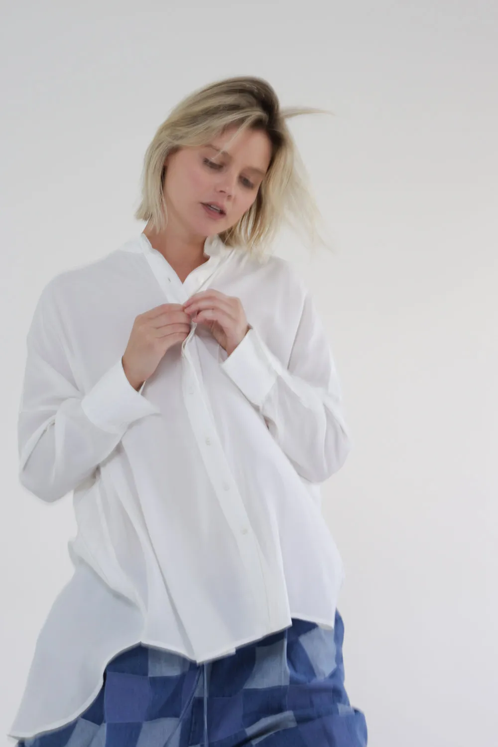 Collarless Shirt sold by amente product image thumbnail 2