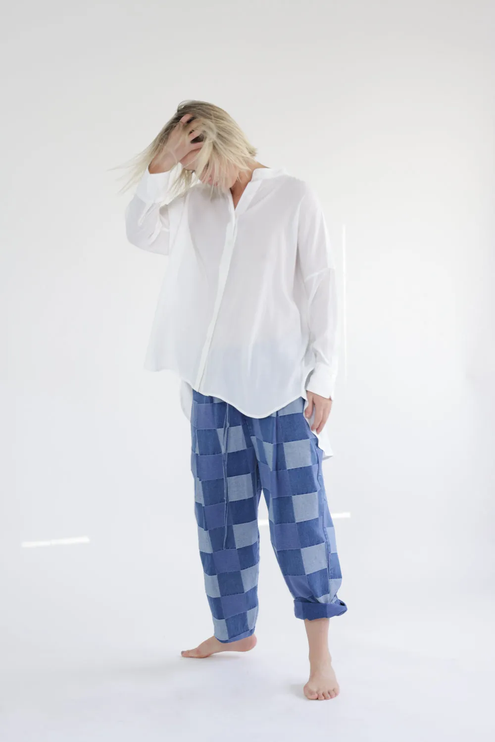 Collarless Shirt sold by amente product image thumbnail 5