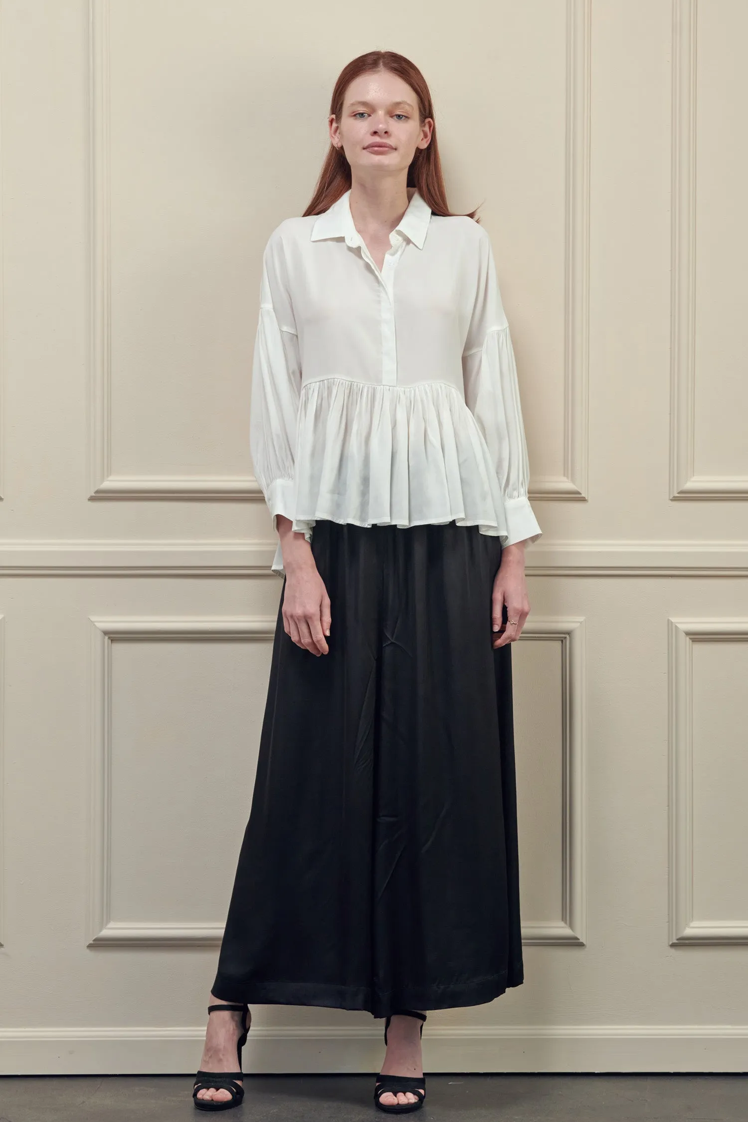 High and low button-down shirts sold by amente product image thumbnail 2