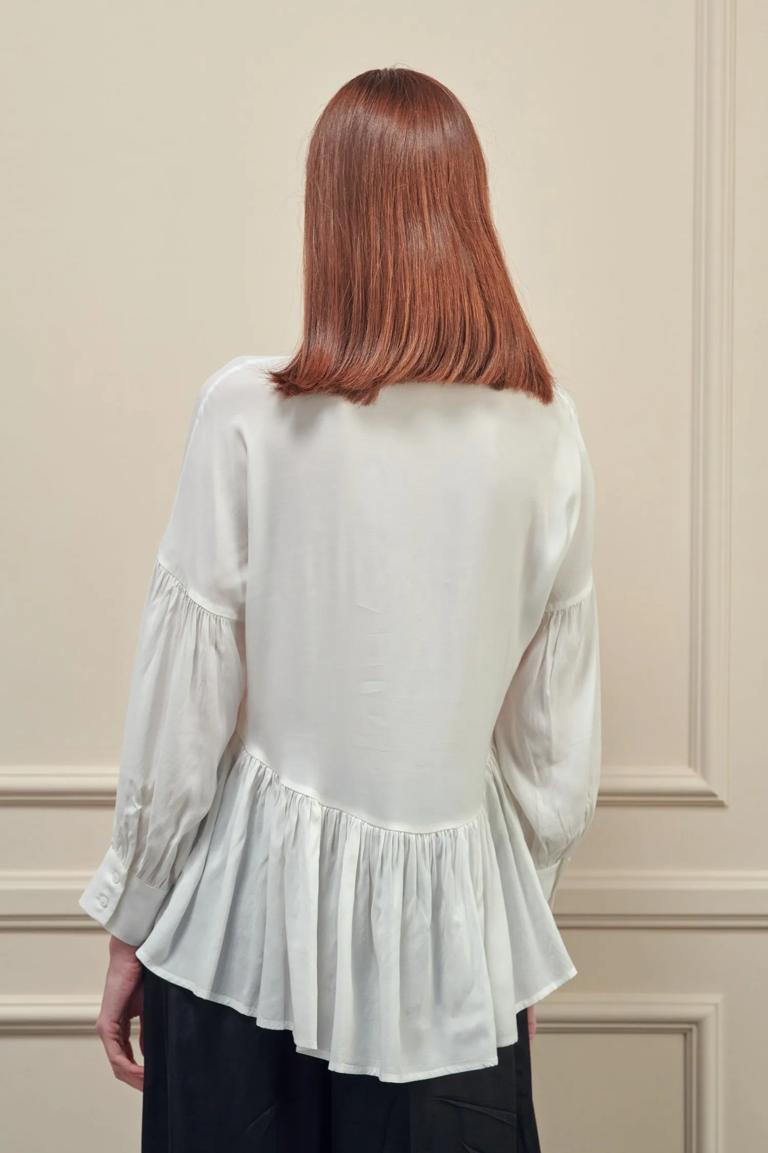 High and low button-down shirts sold by amente product image thumbnail 5