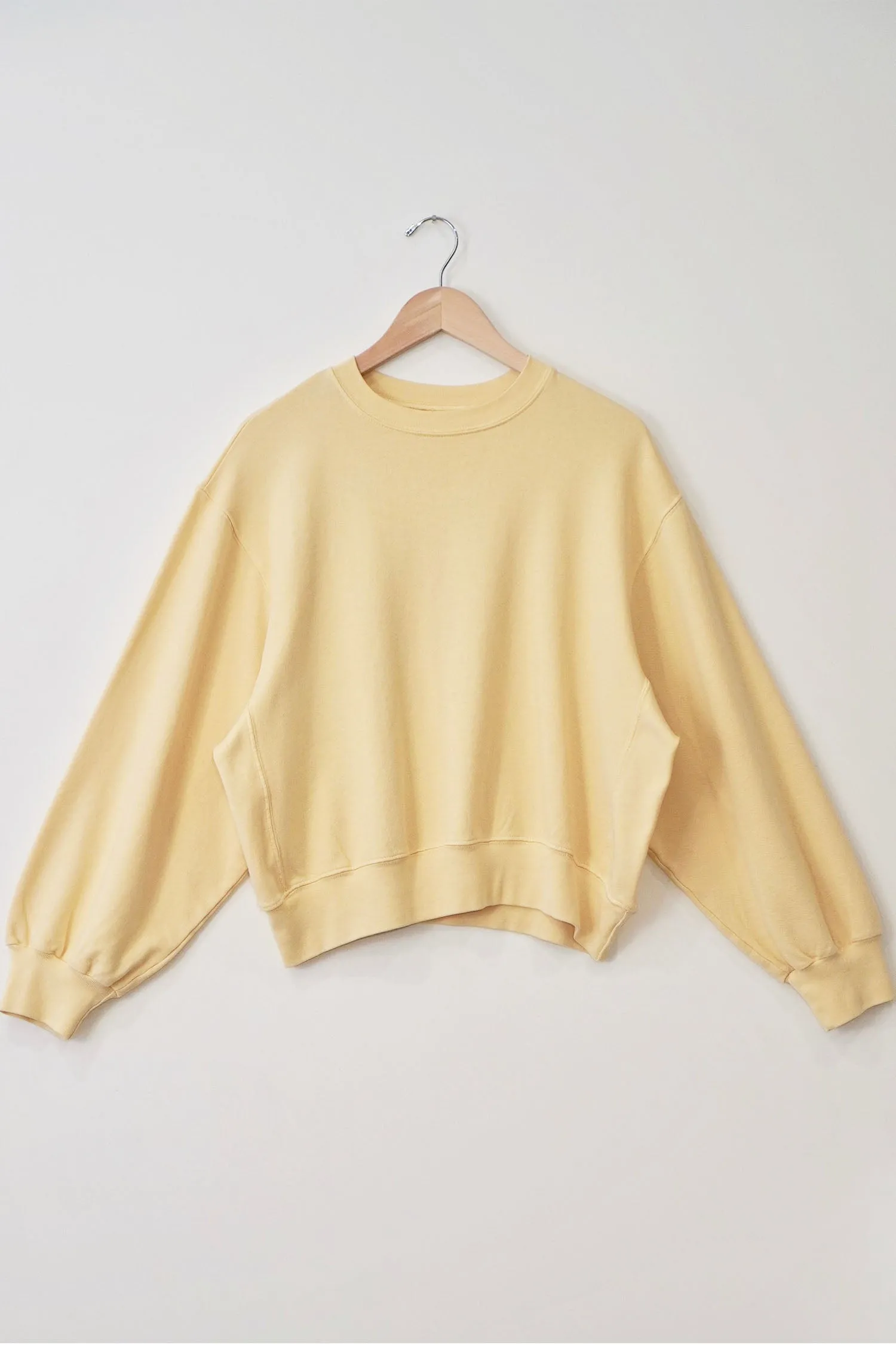 Garment dye cotton sweatshirt sold by amente product image thumbnail 4