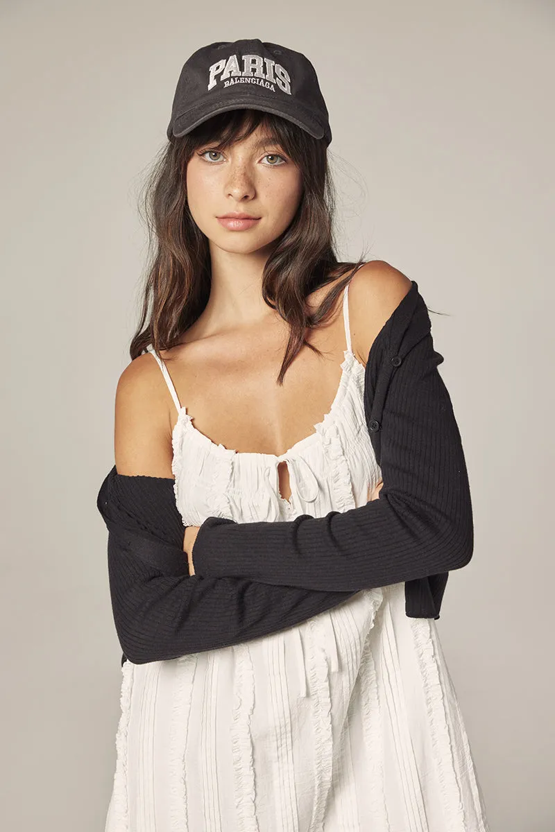 Rib V-Neck Cardigan sold by amente product image thumbnail 5