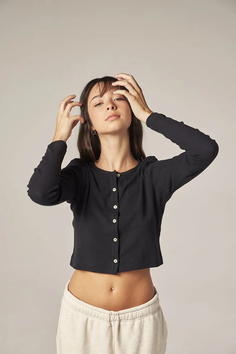 Cropped Cardigan sold by amente product image thumbnail 2