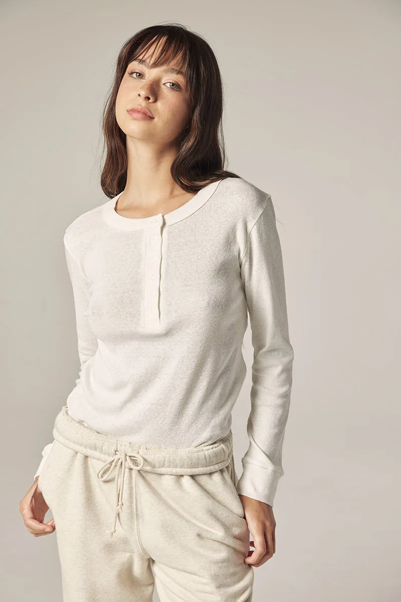 Cotton Henley Top sold by amente product image thumbnail 4