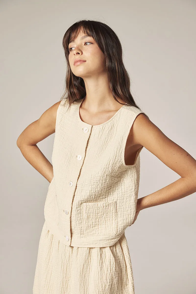 Jacquard Button Top sold by amente product image thumbnail 2