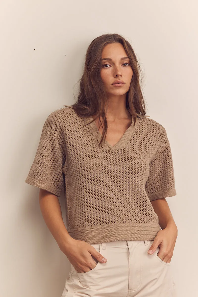 Textured Knit Top sold by amente product image thumbnail 2
