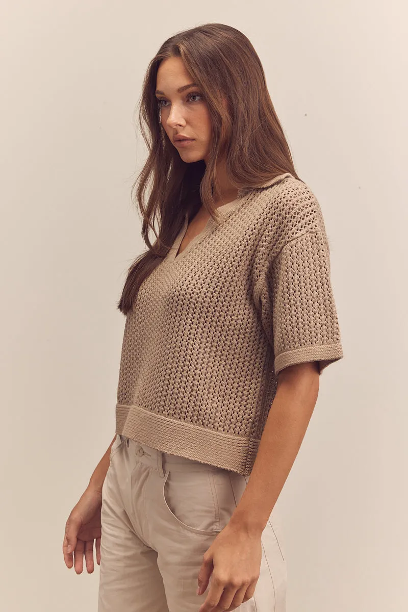 Textured Knit Top sold by amente product image thumbnail 5