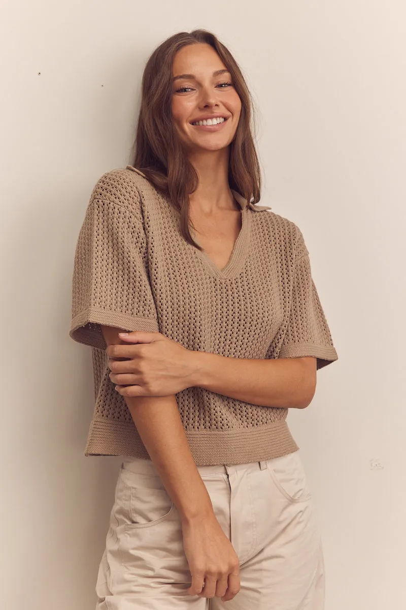 Textured Knit Top sold by amente product image thumbnail 3