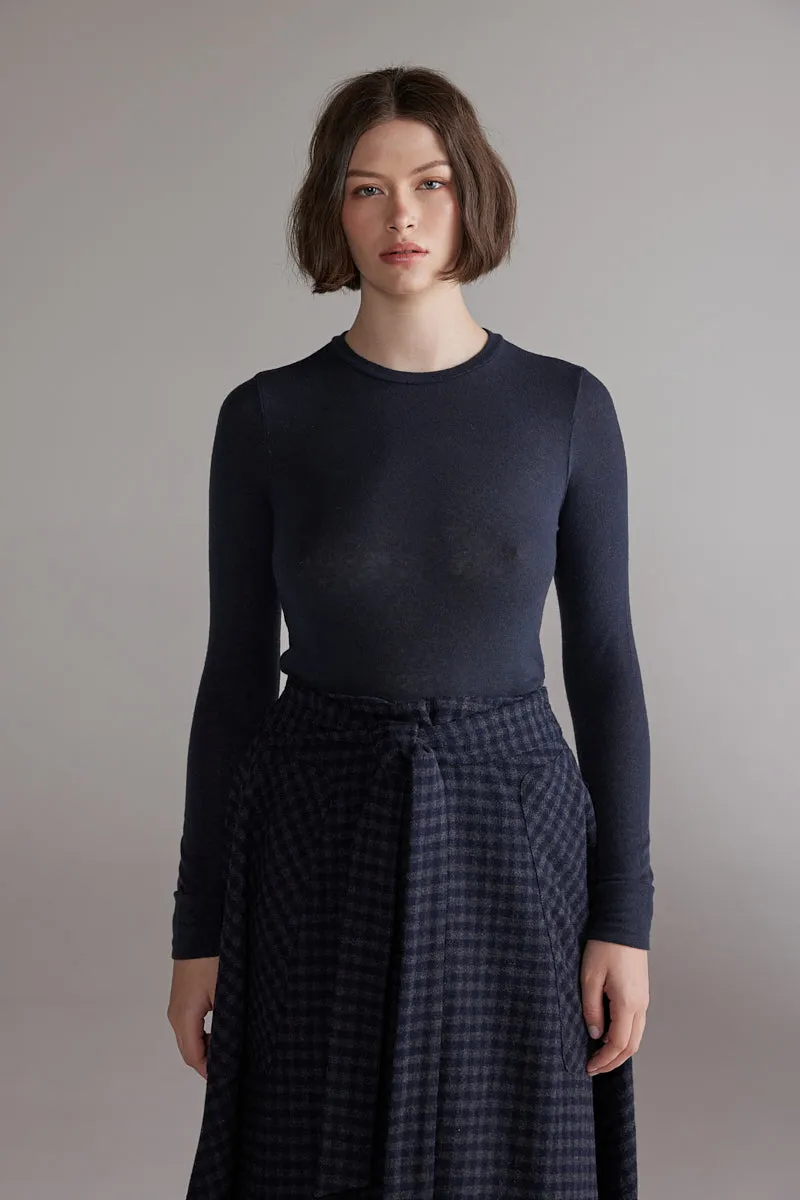 Wool blend knit top sold by amente