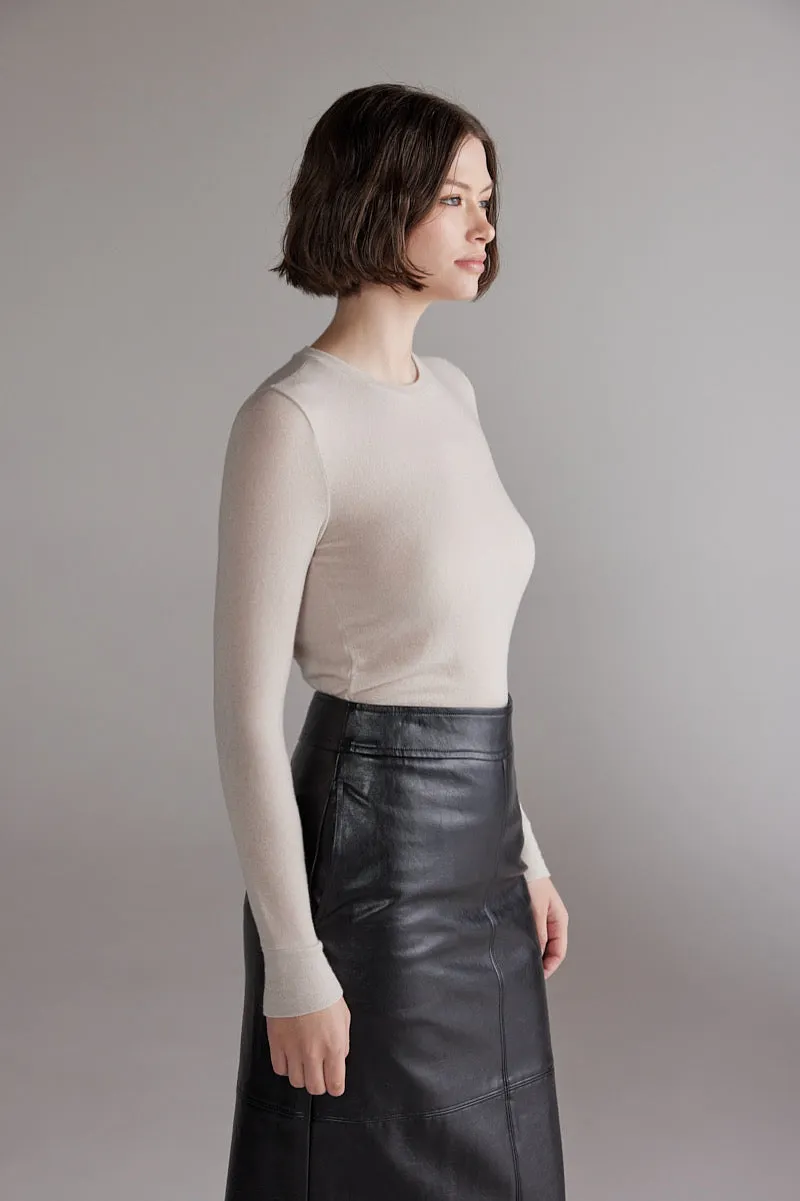 Wool blend knit top sold by amente product image thumbnail 5