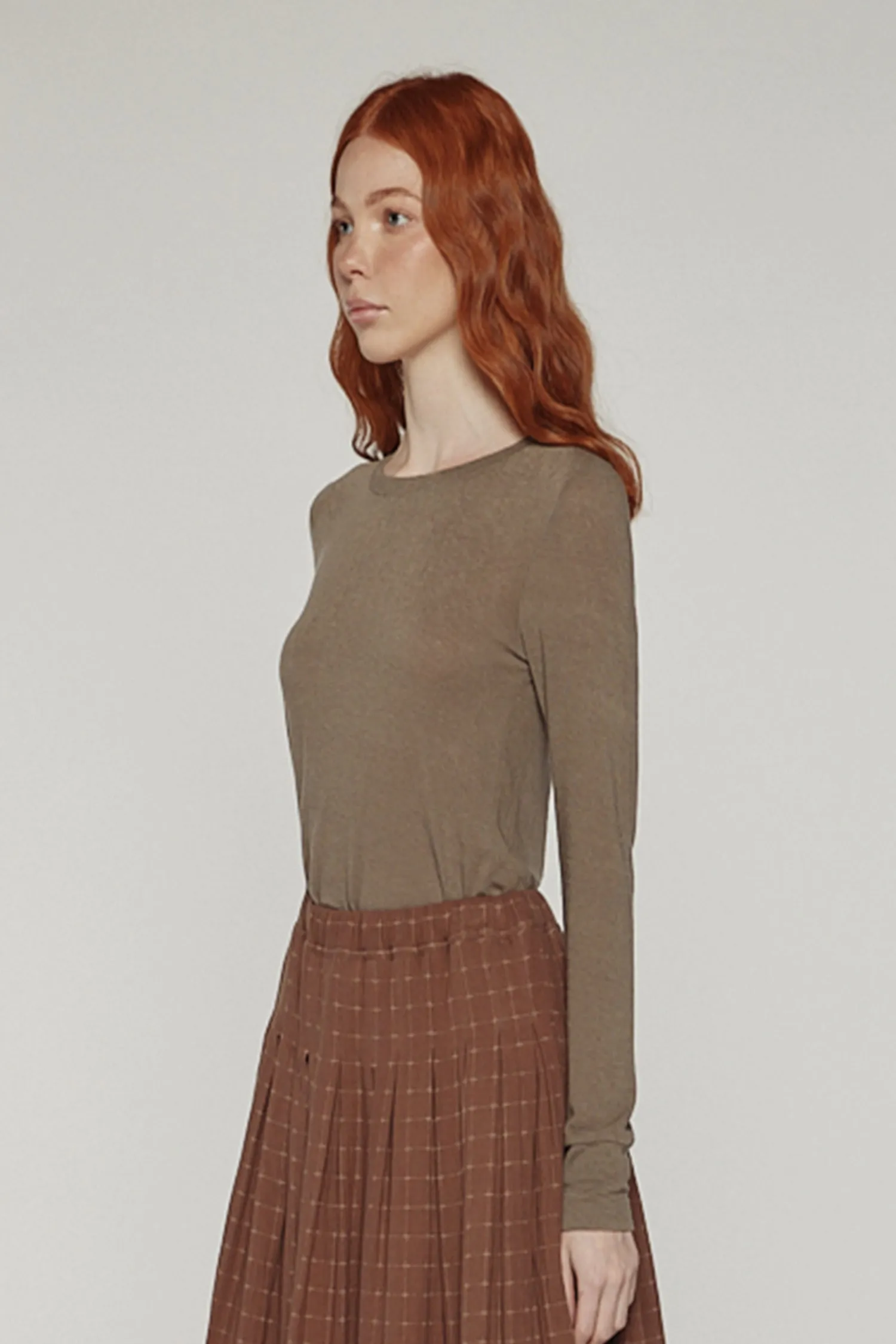 Wool blend knit top sold by amente product image thumbnail 4