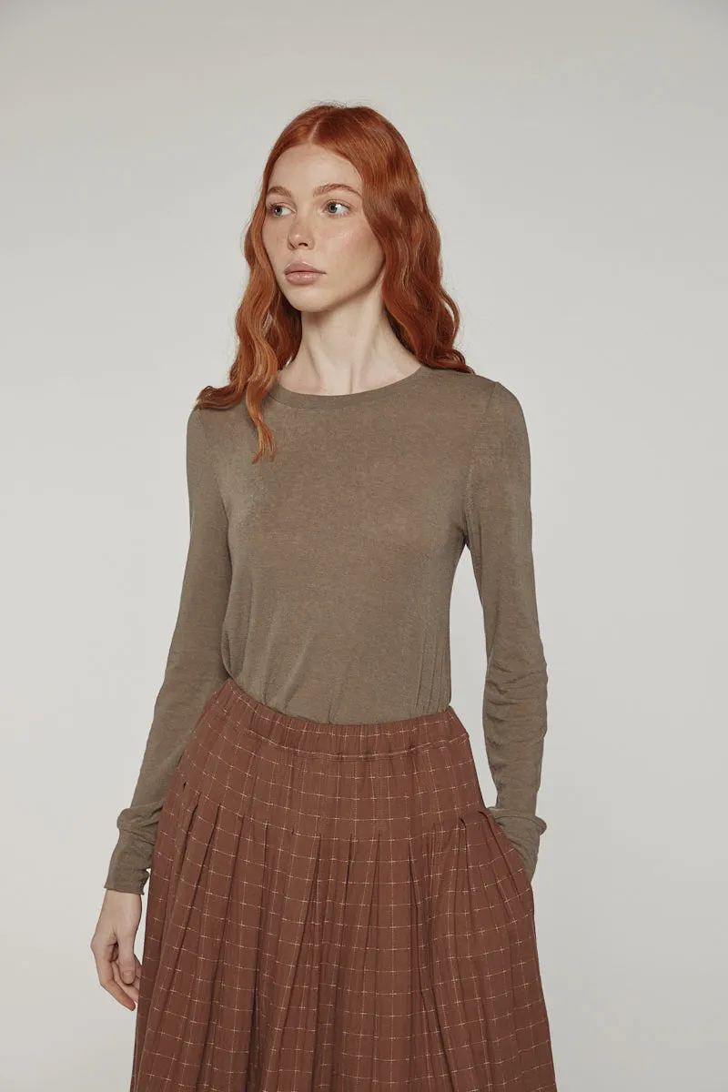 Wool blend knit top sold by amente product image thumbnail 3