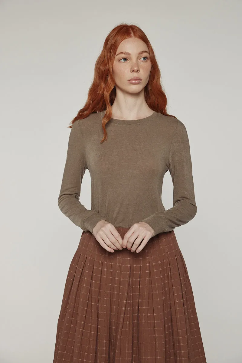 Wool blend knit top sold by amente product image thumbnail 2