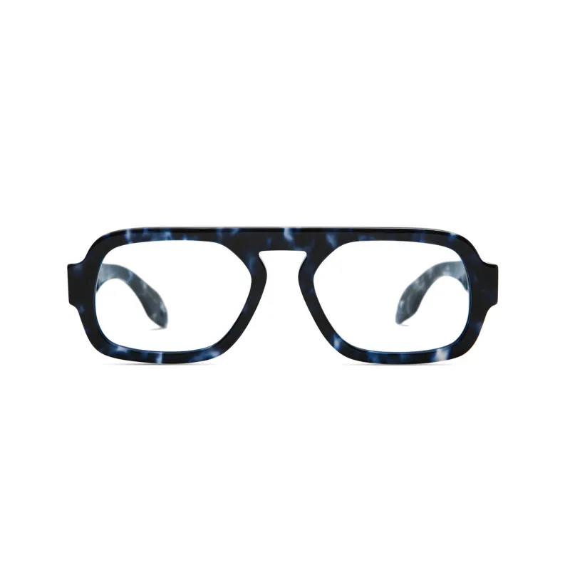 Jane Mini in Blue Tortoise Optical Lens sold by Elisa Johnson