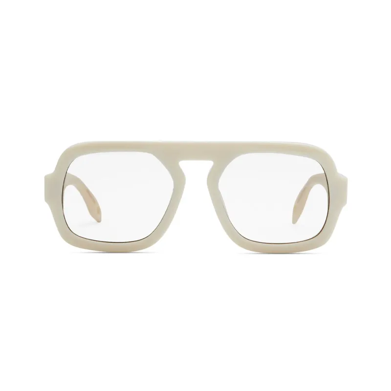 Jane in Ivory White Optical Lens sold by Elisa Johnson