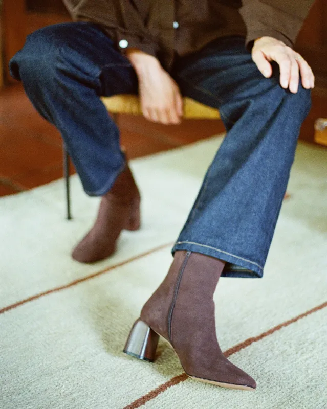 Georgia in Cocoa Suede sold by LOQ