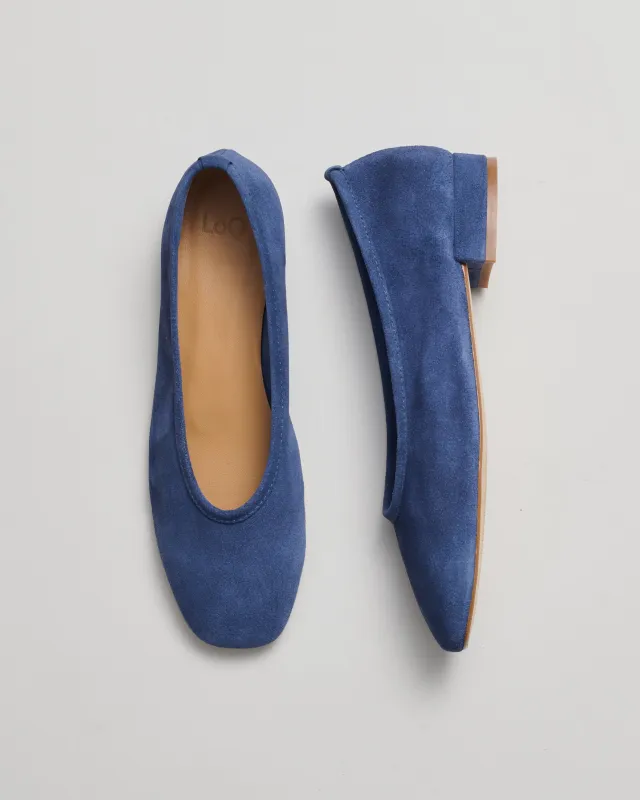 Beatrice in Denim Suede made by LOQ