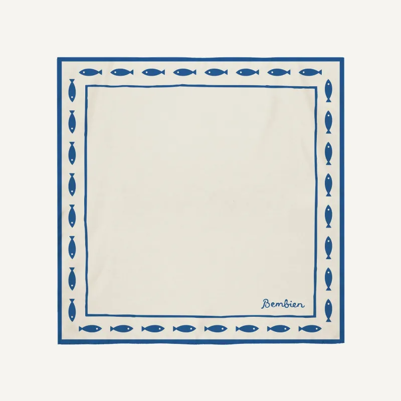 Pesce Scarf sold by Bembien