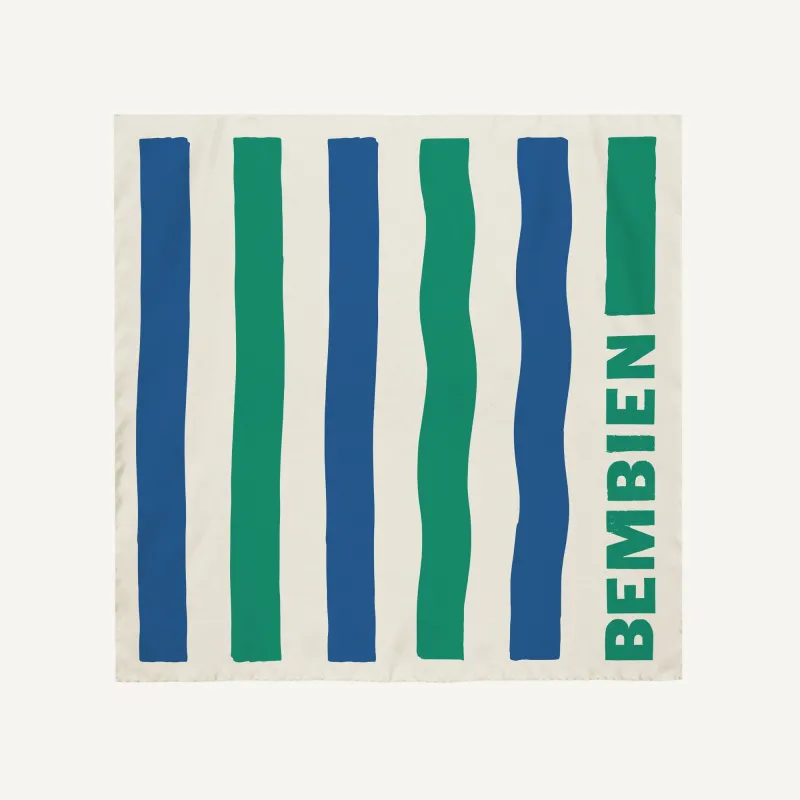 Plage Scarf - Blue Green made by Bembien