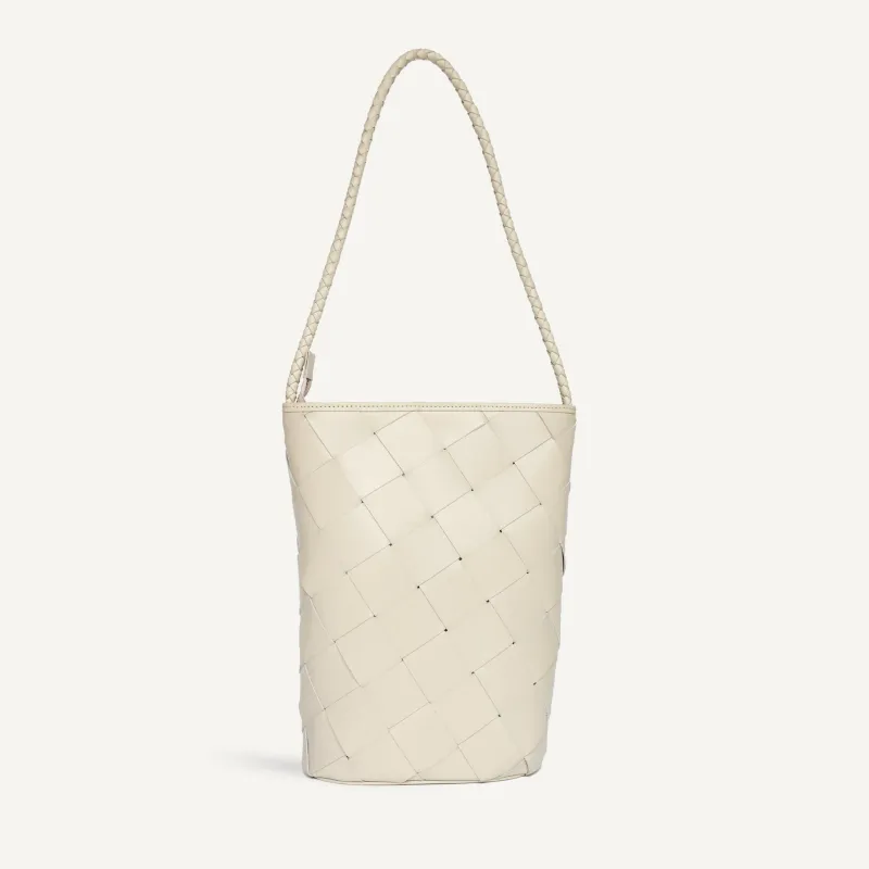 Marion Bag - Grande Weave Cream made by Bembien