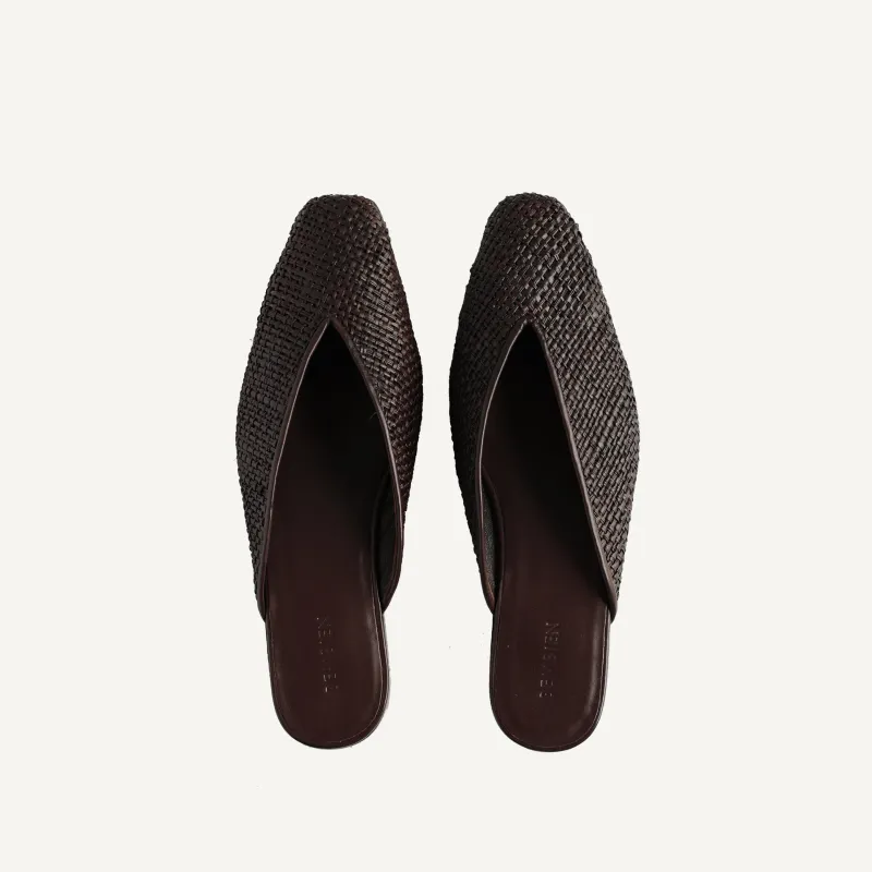 Faye Mule - Raffia made by Bembien