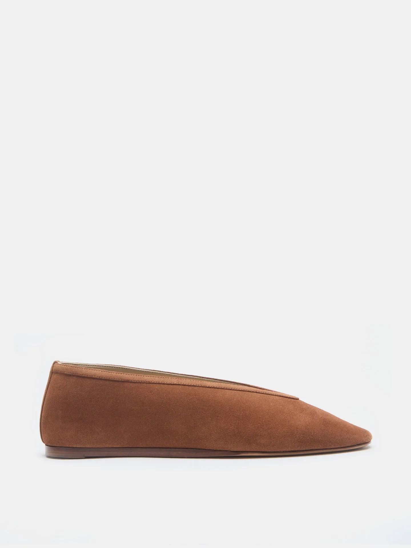 Luna Slipper / Cognac Suede sold by Le Monde Beryl