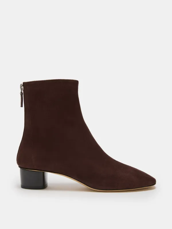 Carole Boot / Chocolate Suede sold by Le Monde Beryl
