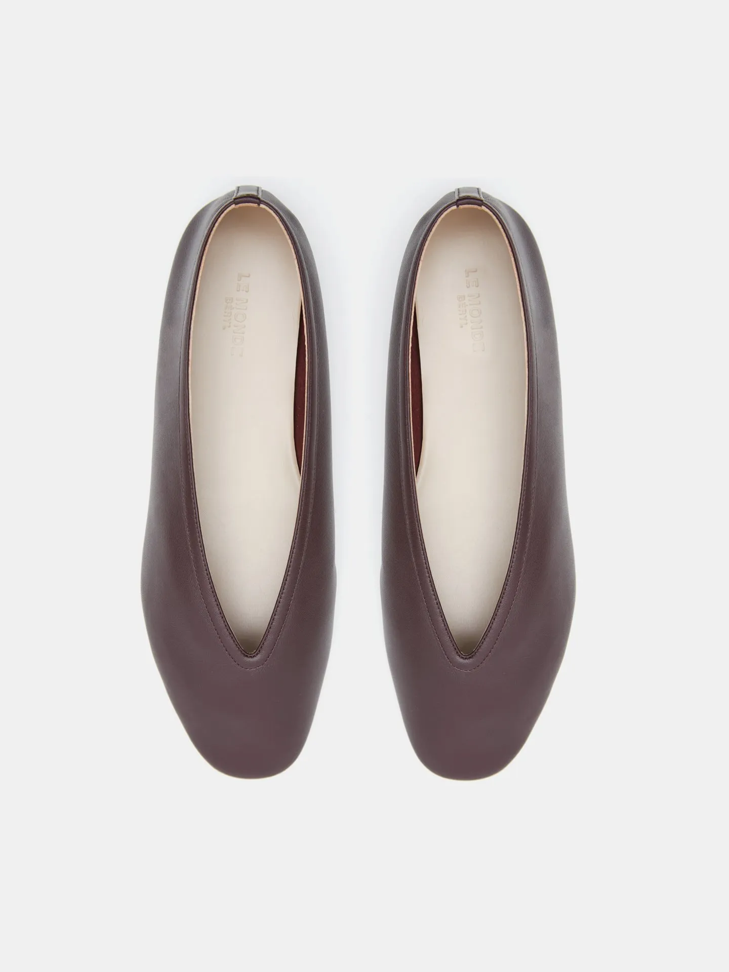 Luna Slipper / Bordeaux Leather sold by Le Monde Beryl product image thumbnail 2