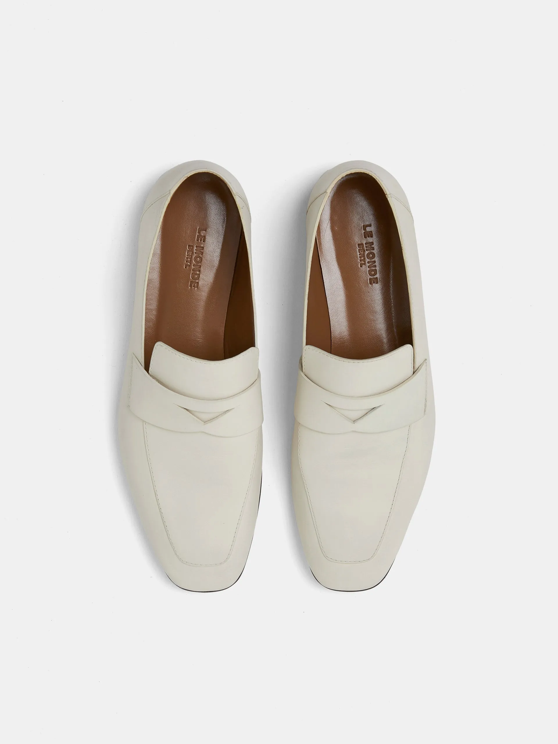 Soft Loafer / Ecru Placket Leather sold by Le Monde Beryl product image thumbnail 2