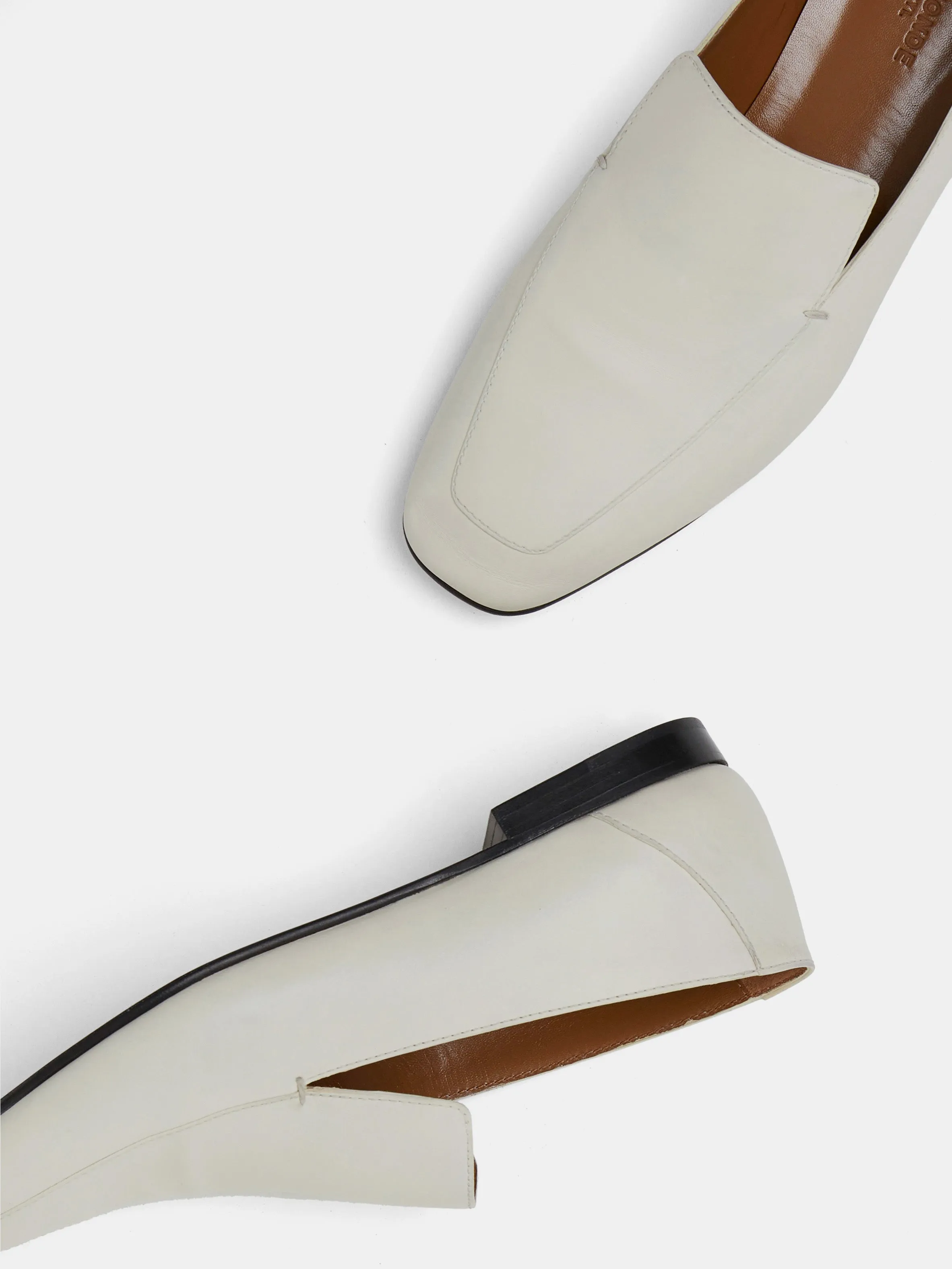 Soft Loafer / Ecru Leather sold by Le Monde Beryl product image thumbnail 3